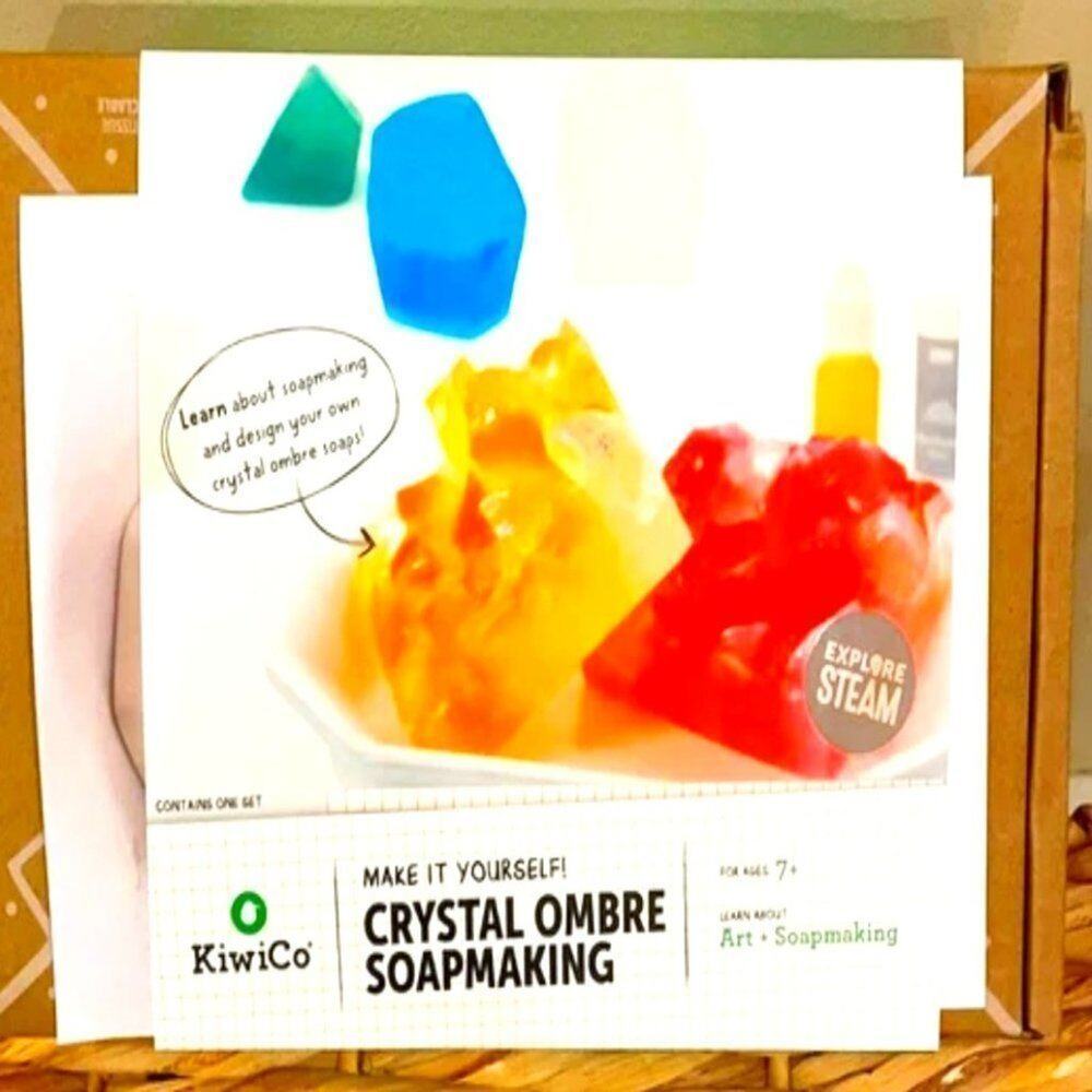 LAST ONE Educational *GREAT GIFT* NEW STEM KiwiCo Crystal Ombre Soap Making kit